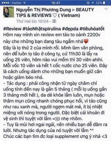 review-tao-xoan-spirulina-nhat-ban-2200-vien