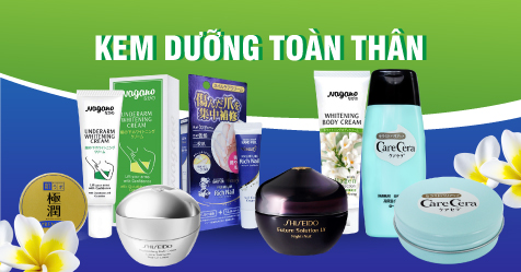 Sản phẩm Kem dưỡng toàn thân Nhật Bản