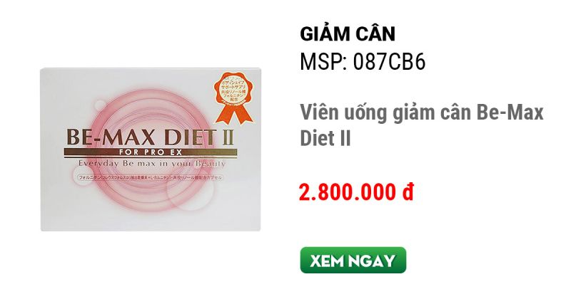 Viên uống giảm cân Be-Max Diet II