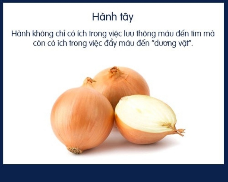 thực phẩm tốt cho dương vật
