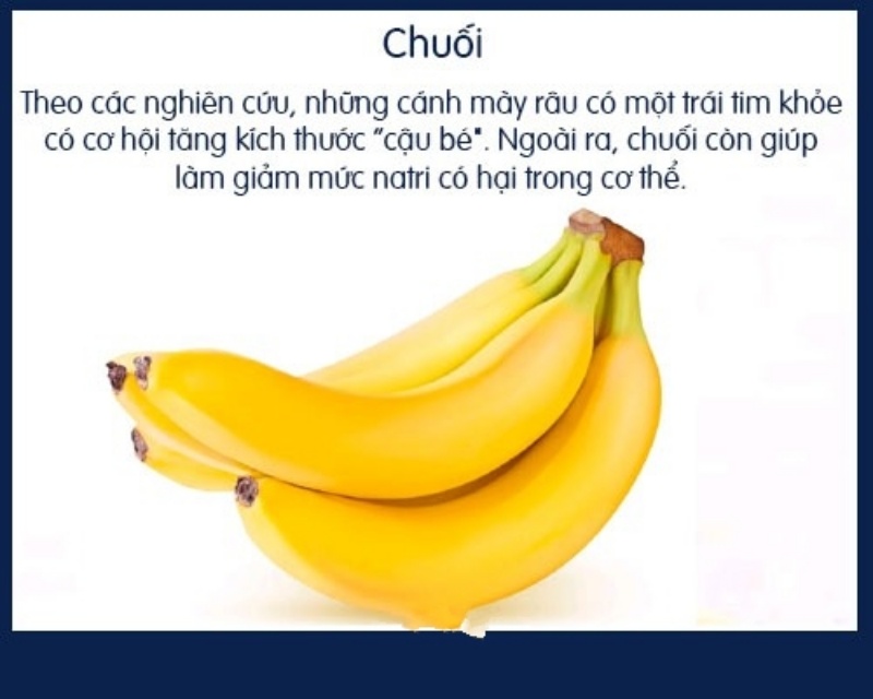 thực phẩm tốt cho dương vật