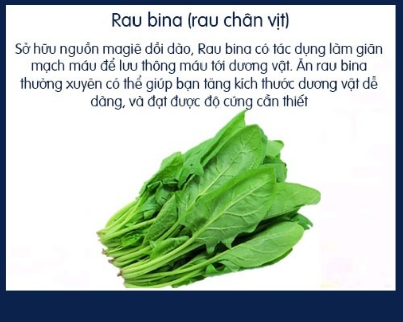 ăn gì để phát triển dương vật