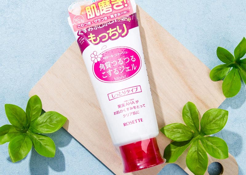 Gel tẩy tế bào chết cho da khô và nhạy cảm Rosette Gommage Moist 180g