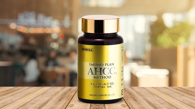 Viên uống hỗ trợ điều trị ung thư AHCC Imuno Plan 90 viên.