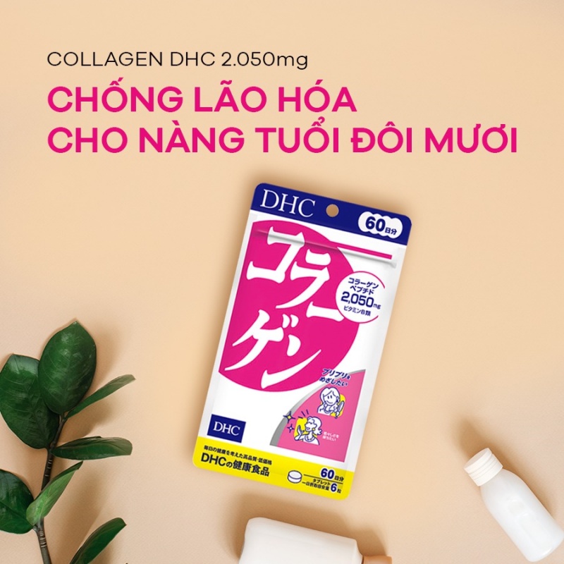 Top 7 Collagen tốt nhất hiện nay - Collagen DHC 2.050mg