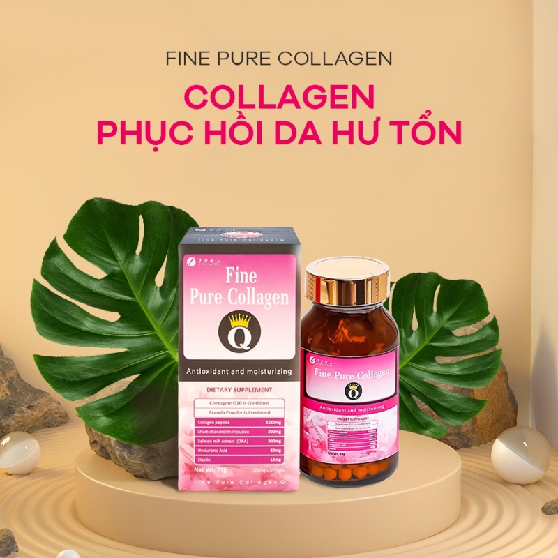 Viên uống chống lão hoá Fine Pure Collagen Q