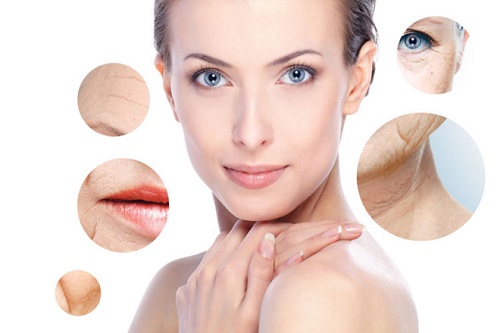 sử dụng nước uống collagen trứng cá hồi giúp làn da mịn màng