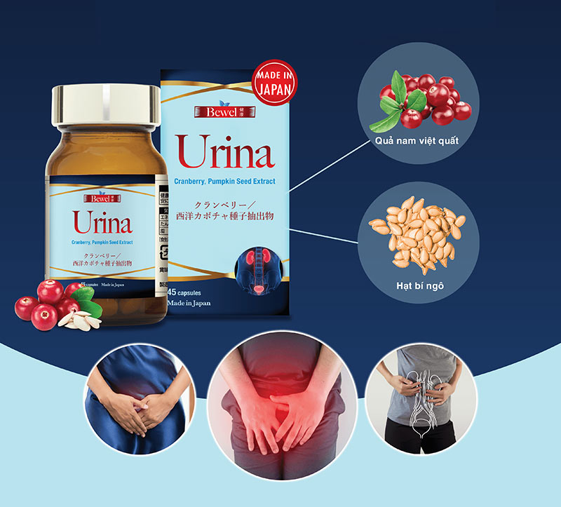 Viên uống hỗ trợ tuyến tiền liệt Waki Bewel Urina 45 viên