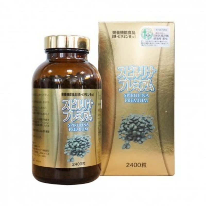Tảo xoắn Spirulina Ribeto Shoji Premium 2400 viên