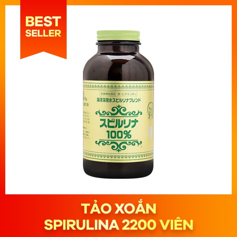 TẢO XOẮN SPIRULINA 2200 VIÊN