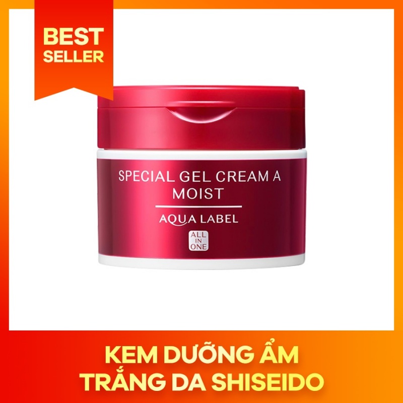 KEM DƯỠNG ẨM TRẮNG DA AQUALABEL ĐỎ