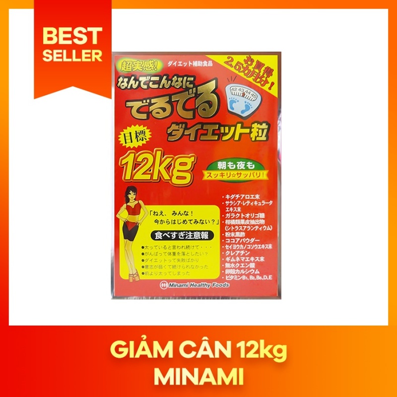 VIÊN HỖ TRỢ GIẢM CÂN 12KG MINAMI