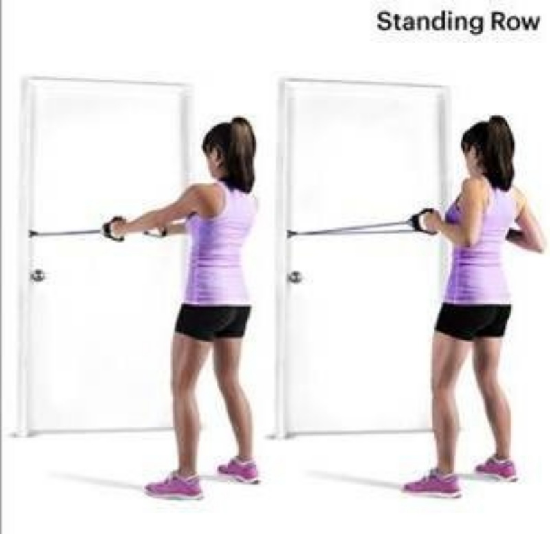 Tập khuỷu tay với dây Resistance Band (Dây tập đàn hồi)