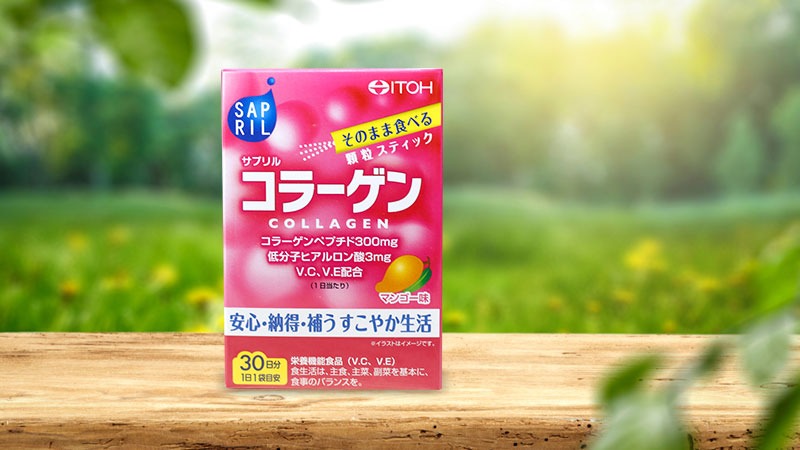 Bột Collagen dưỡng trắng da Itoh Sapril