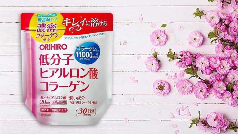 Bột Collagen Hyaluronic Acid Orihiro 11.000mg 180g