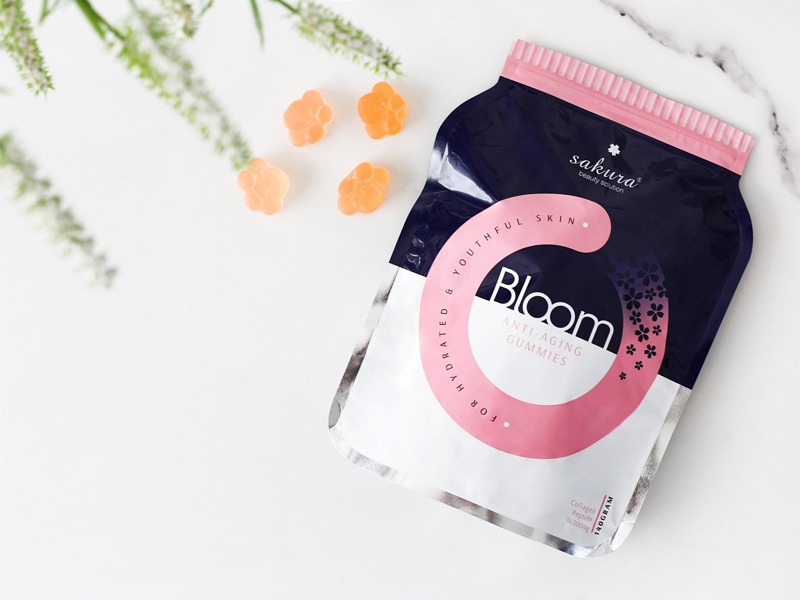 Viên nhai Collagen Sakura Bloom Anti Aging Collagen Gummies 14,000mg