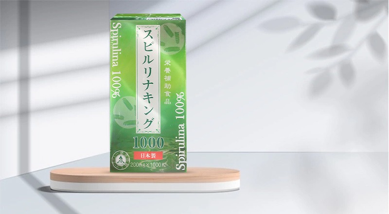 Tảo xoắn Nhật Bản Spirulina King 100% Ably - Giải pháp chăm sóc sức khoẻ toàn diện