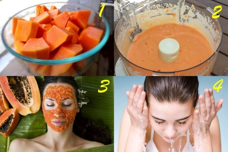Mặt nạ đu đủ