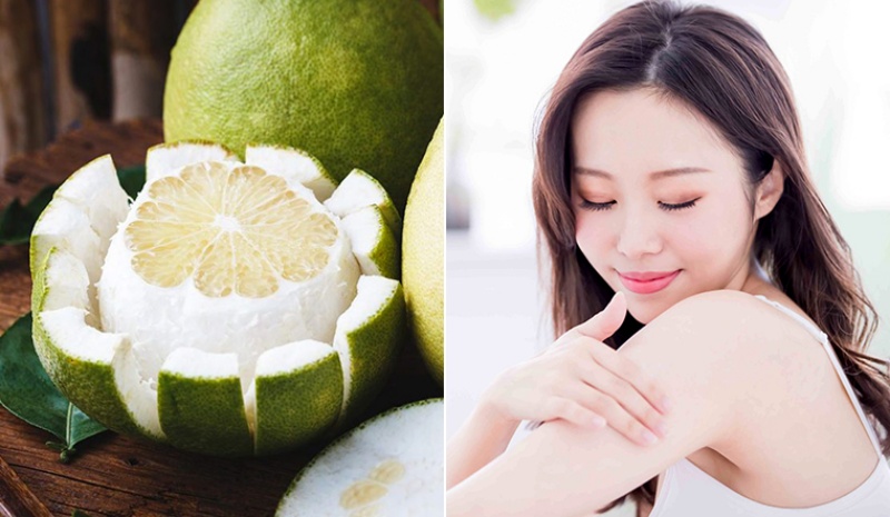 Tắm nước vỏ bưởi có tác dụng làm trắng da