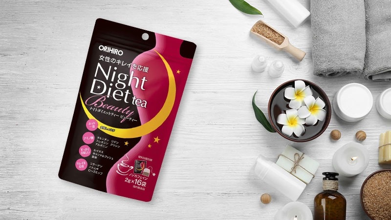 Trà giảm cân đẹp da ban đêm Orihiro Night Diet Tea Beauty