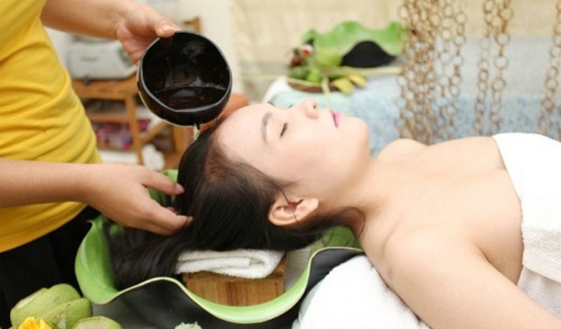 Các bước gội đầu dưỡng sinh