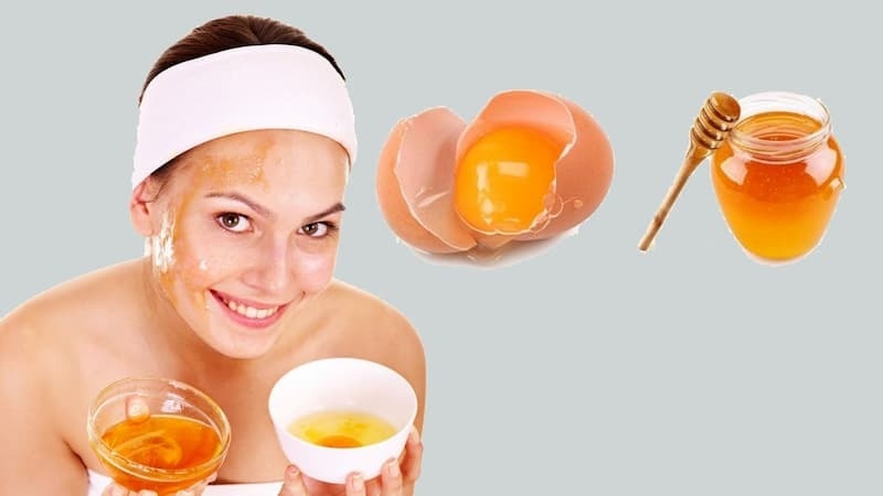 Da trẻ trung với trứng gà kết hợp mật ong