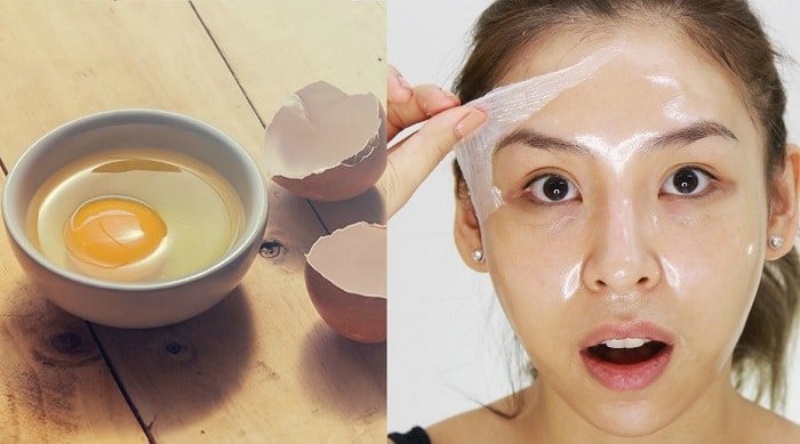 Lòng trắng trứng gà cứu giúp làn da nhạy cảm