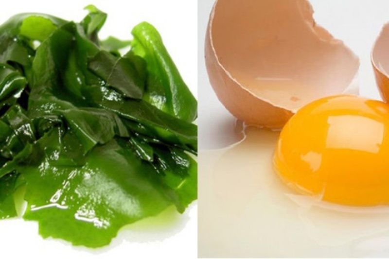 Trứng và kết hợp rong biển tuyệt vời