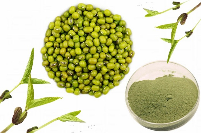 Dưỡng sáng da vùng cổ với bột đậu xanh