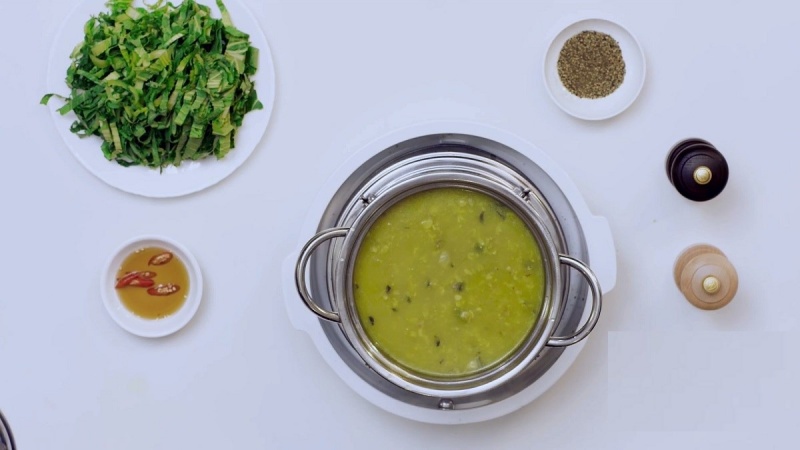 Cháo cá lăng đậu xanh