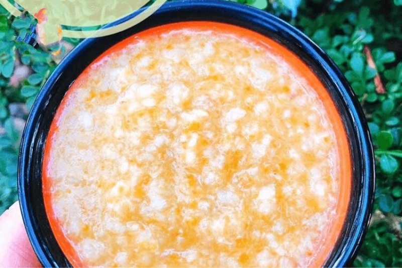 cháo cá lăng khoai lang cho bé ăn dặm