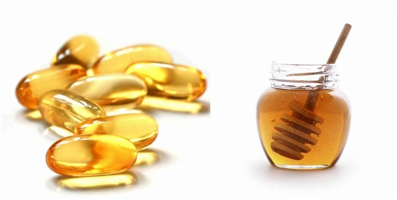 Đắp mặt nạ vitamin E với mật ong
