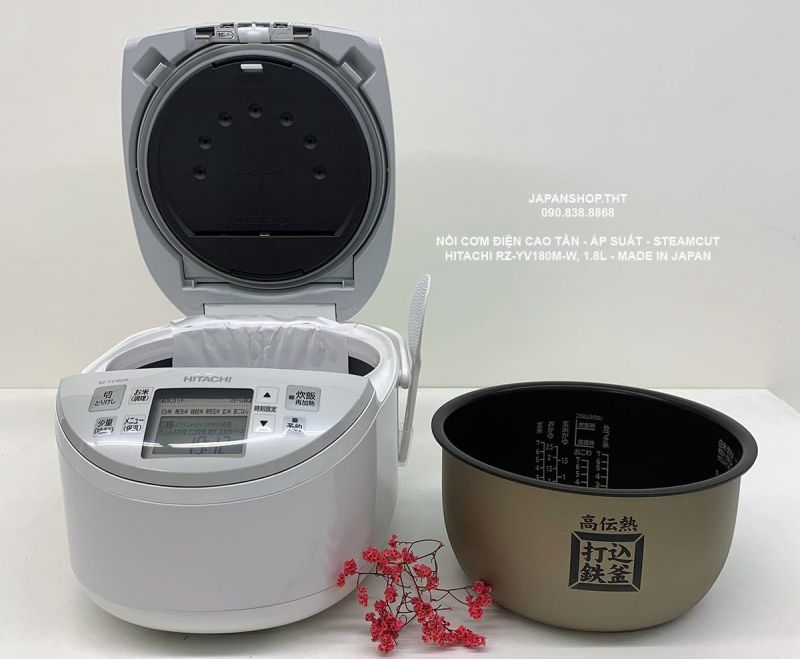 Nồi cơm điện cao tần áp suất nội địa Nhật Hitachi