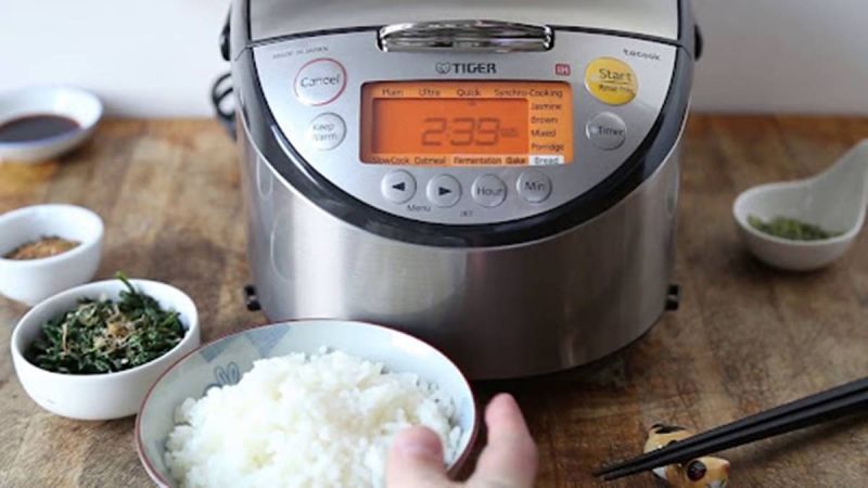Nồi cơm điện Tiger đa dạng chức năng cho người dùng
