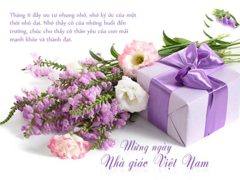 Chúc mừng ngày Nhà giáo Việt Nam 20/11. Ảnh: Internet