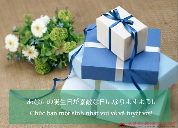 chúc mừng sinh nhật bằng tiếng nhật