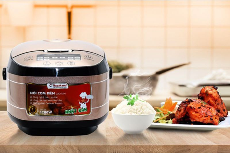 Nồi cơm điện cao tần ứng dụng công nghệ cảm ứng từ trong quá trình đun nấu