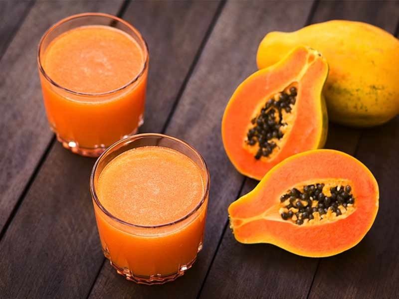 Sử dụng sinh tố đu đủ hàng ngày có thể tăng kích thước