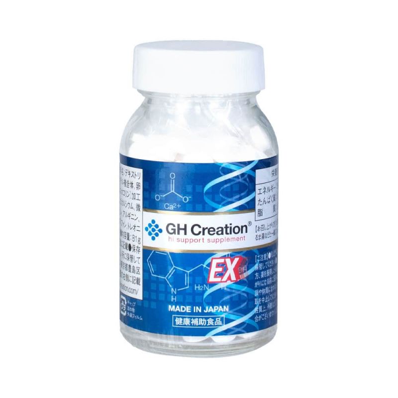 GH Creation EX là một loại thực phẩm chức năng nổi tiếng, được sản xuất tại Nhật Bản