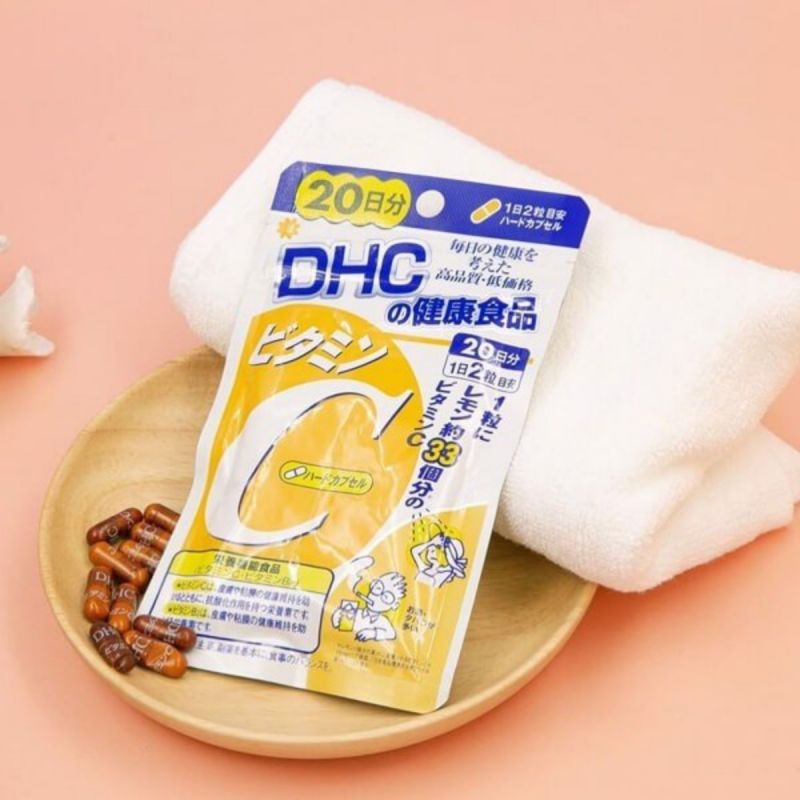 Viên vitamin C DHC từ Nhật Bản. Ảnh: Internet