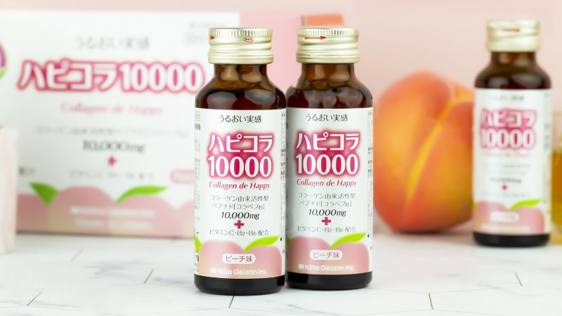 nước uống Collagen de Happy 10.000mg là dòng collagen trị mụn nội tiết được nhiều người tin tưởng sử dụng.