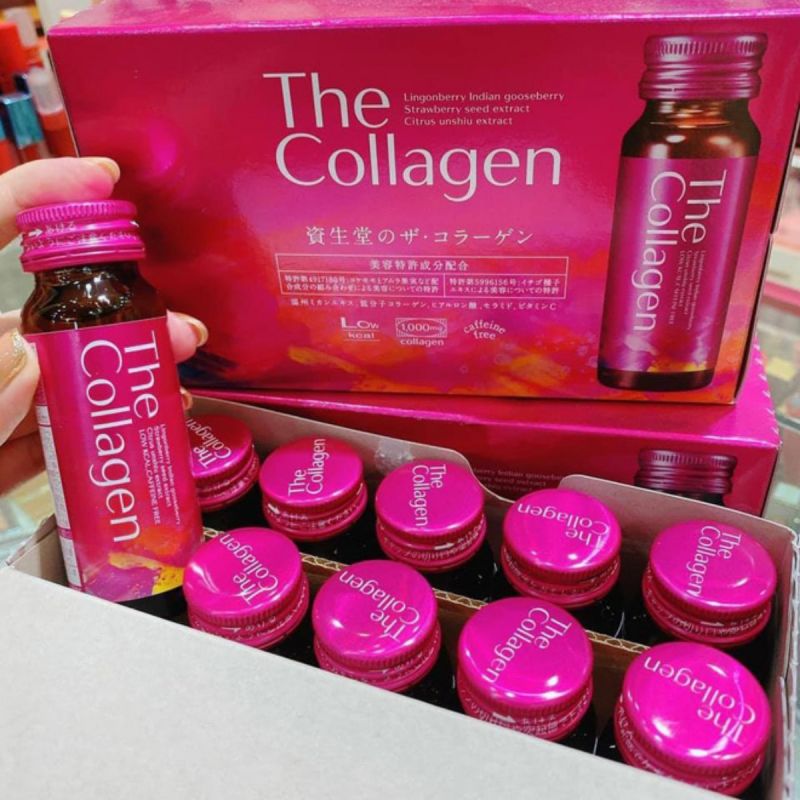 Collagen dạng nước của Nhật nên được uống đúng cách. Ảnh: Internet