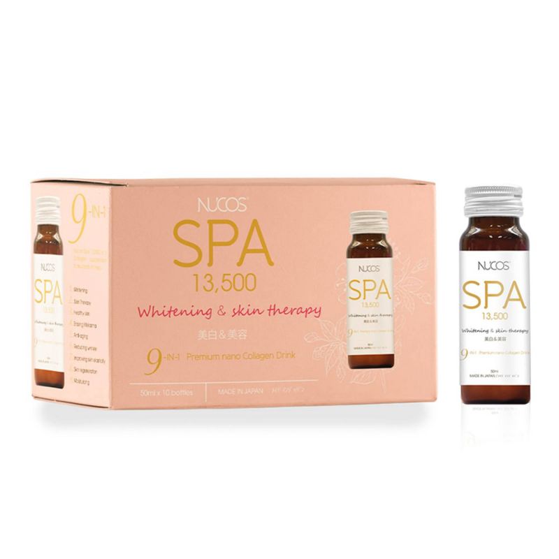 Nước uống Collagen Nucos Spa 13,500mg là dòng collagen được các chị em ưa chuộng