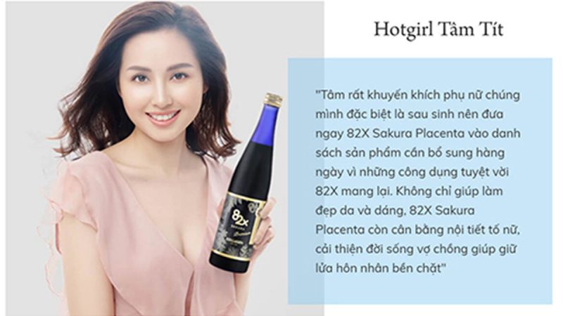 Review 82x Placenta Collagen từ Hot Girl Tâm Tít
