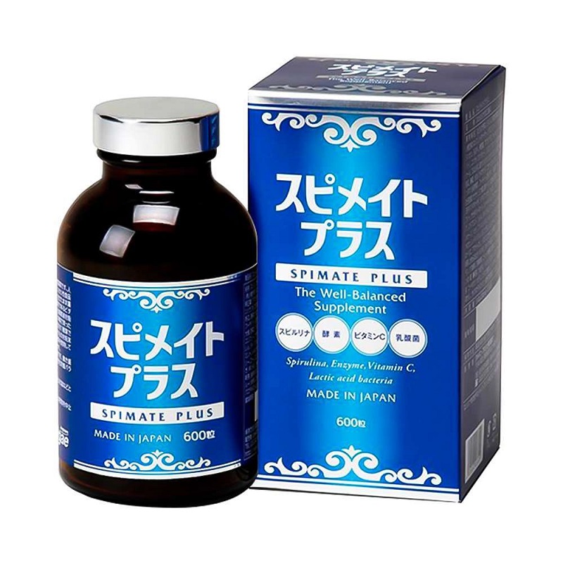 Tảo xoắn Spirulina Spimate Plus Japan Algae là dòng thực phẩm chức năng an toàn, tốt cho sức khỏe