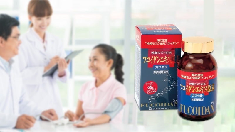 Viên uống fucoidan đỏ. Ảnh: Internet