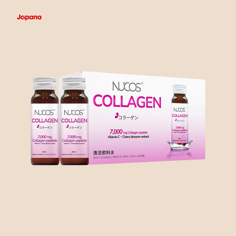 Nước uống Collagen chống lão hóa, trắng da Nucos Collagen 7000