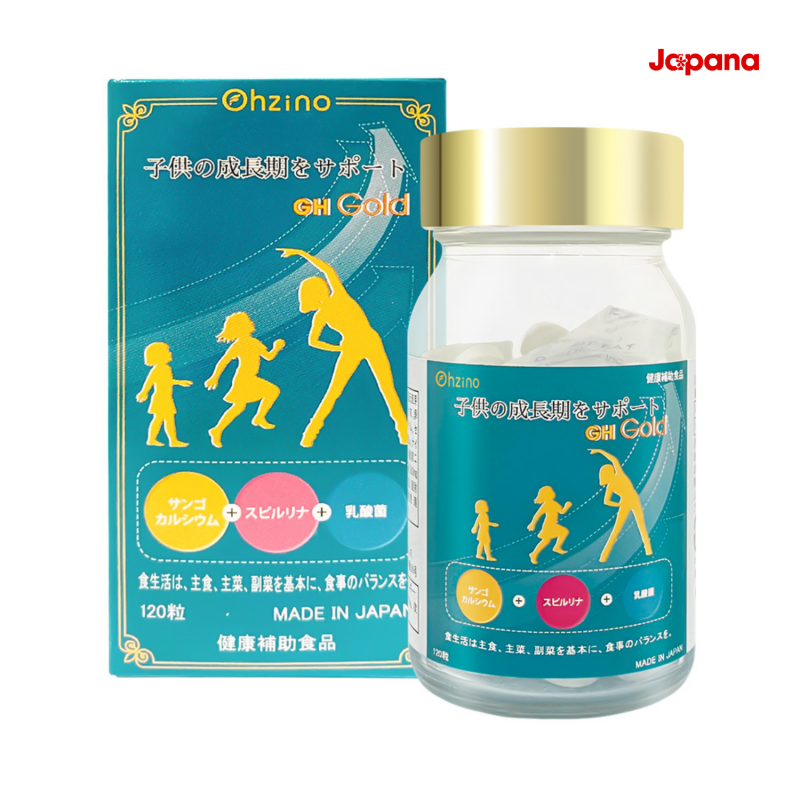 Viên uống hỗ trợ tăng chiều cao GH Gold Nhật Bản 120 viên