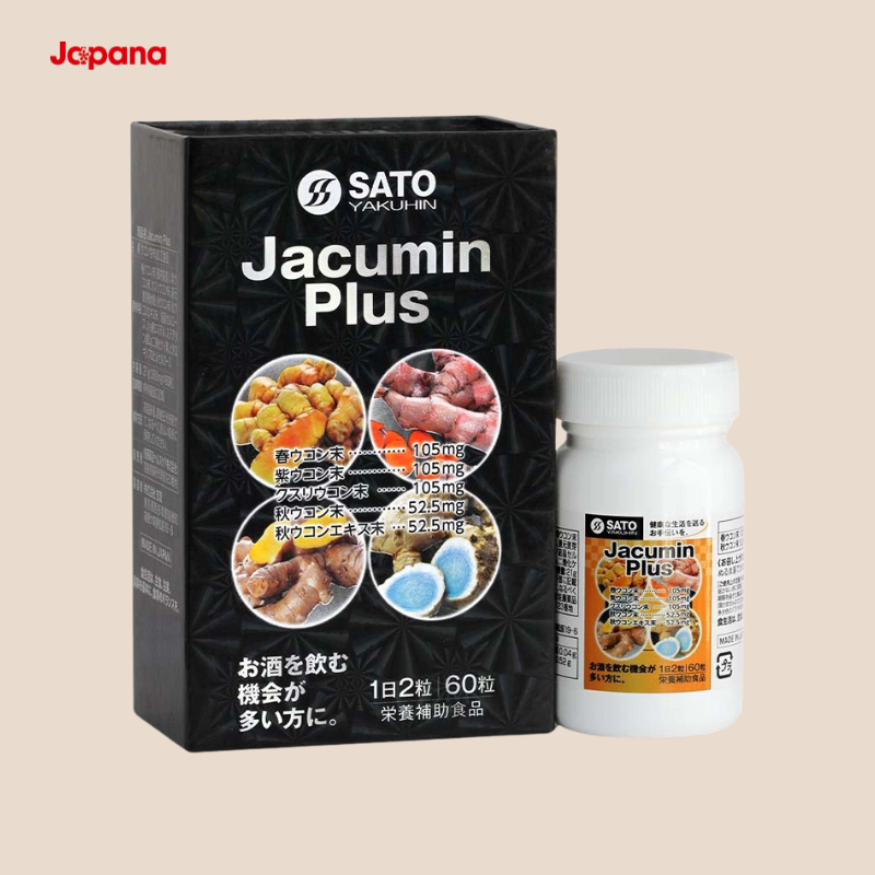 Viên uống nghệ bổ gan Sato Jacumin Plus