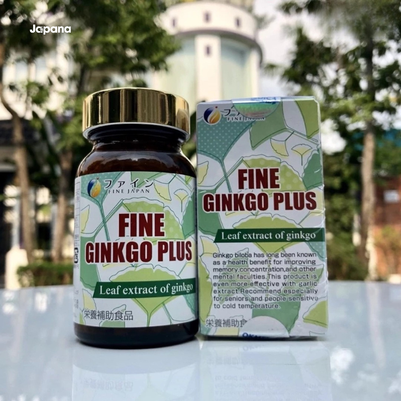 Viên uống bổ não Fine Ginkgo Plus Nhật Bản 400 viên